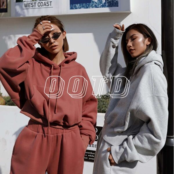 New Style Autumn And Winter Women's New Casual Hoodie Coat Sports Suit - Image 5