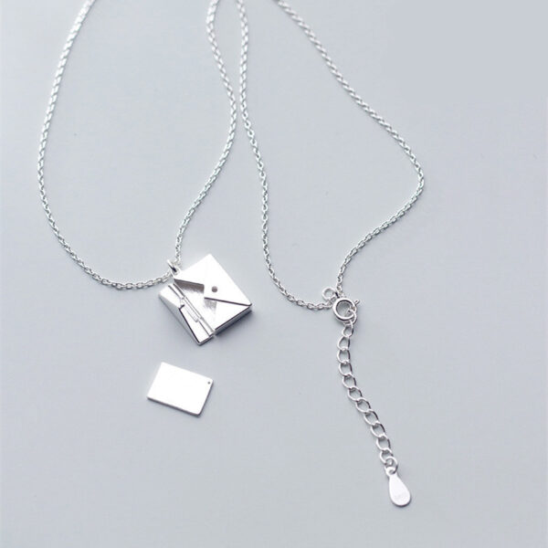 Fashion Jewelry Envelop Necklace Women Lover Letter Pendant Best Gifts For Girlfriend - Image 8