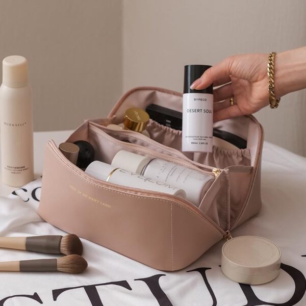 Travel Cosmetic Bag Large Capacity Multifunction Travel Cosmetic Bag Women Toiletries Organizer Female Storage Make Up Case Tool - Image 4